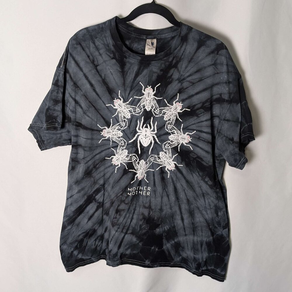 Mother Mother Flies Tie-Dye Band Tee XL Unisex Indie Rock Alternative Rock